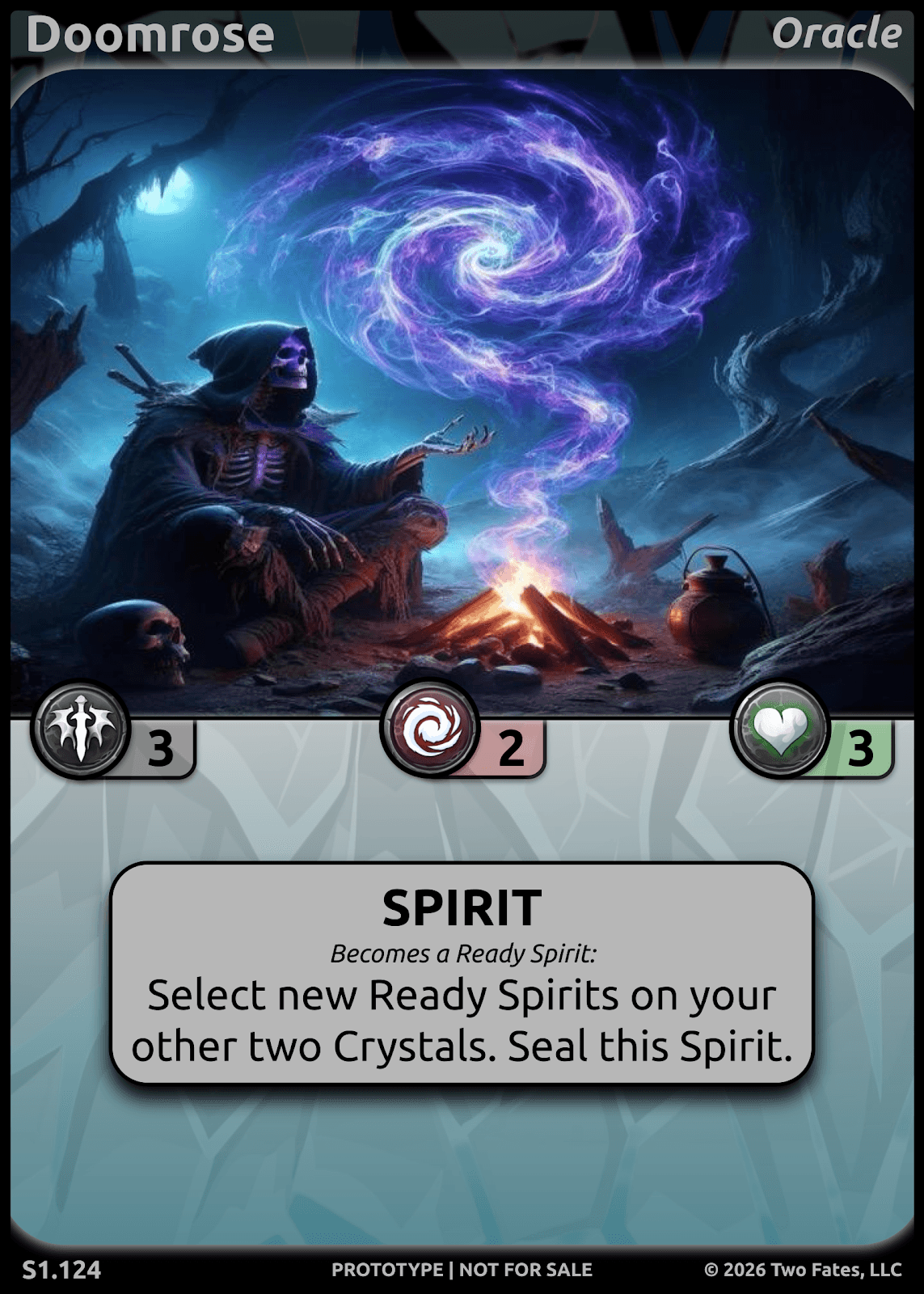 Doomrose, a card from Two Fates Set 1