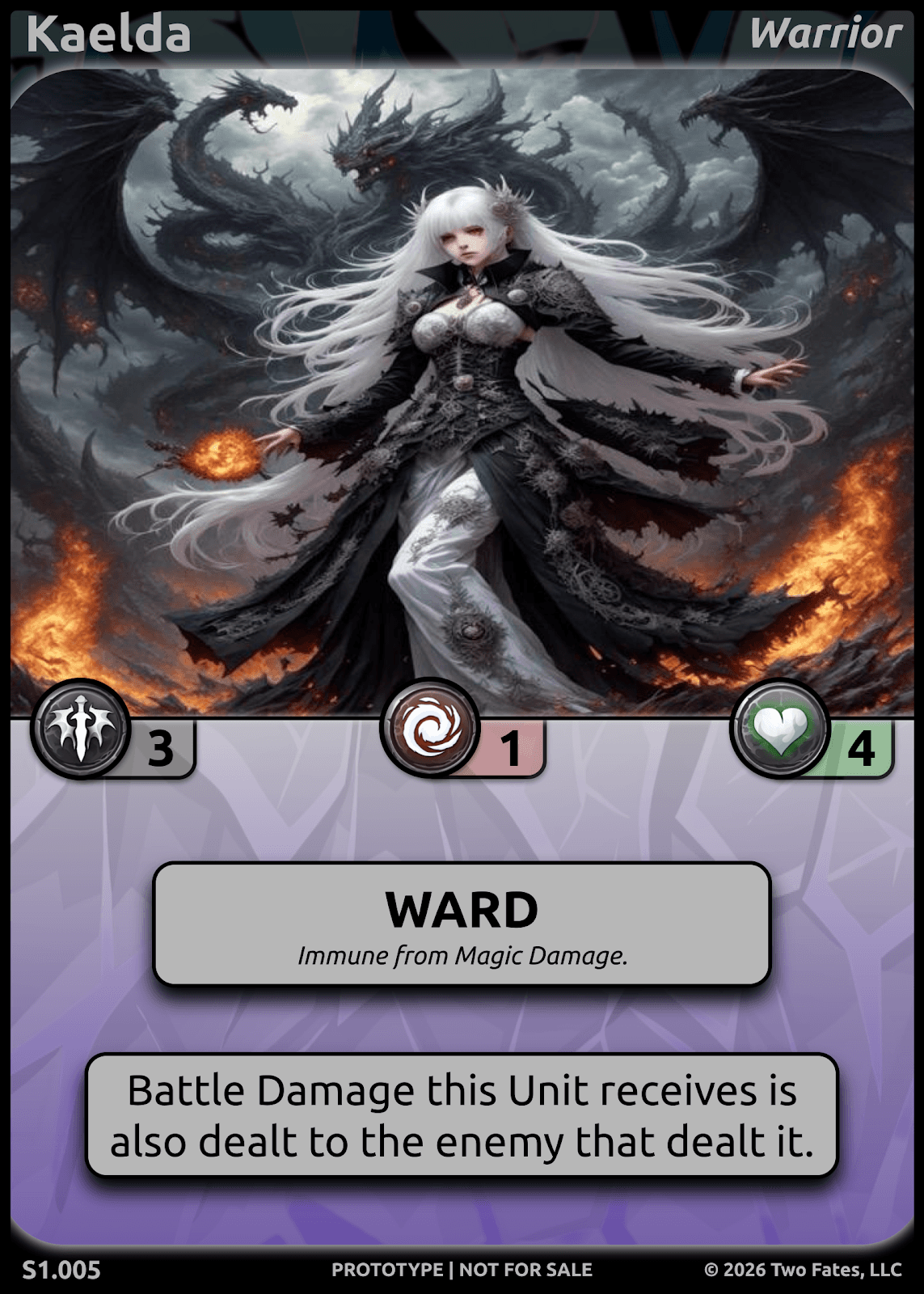 Kaelda, a card from Two Fates Set 1