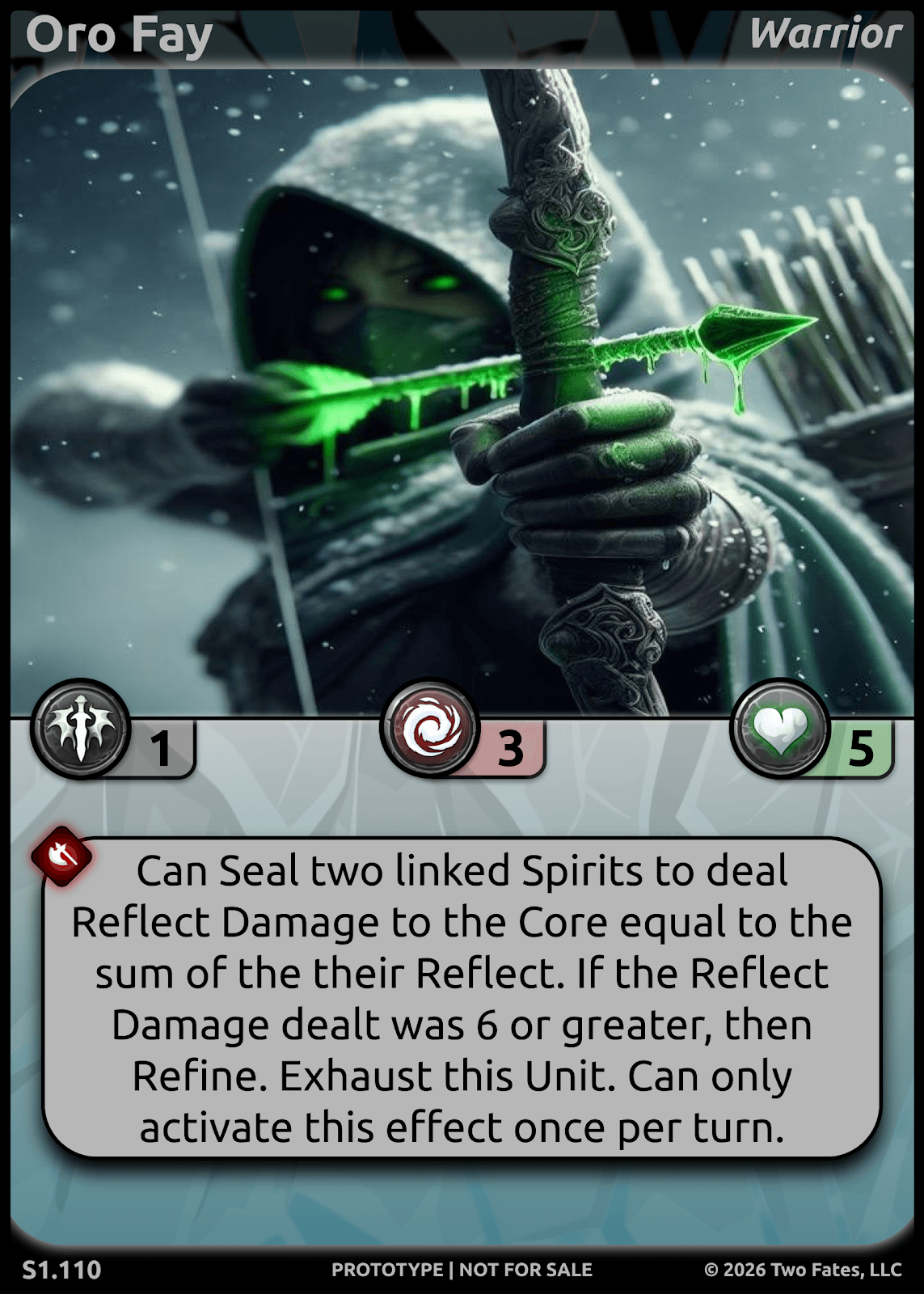 Oro Fay, a card from Two Fates Set 1